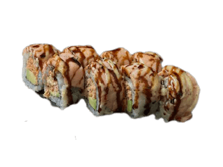 513 . Shake Aburi I-O Roll (8 STK)