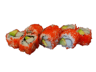 501 . California I-O Roll, außen Masago ( 4 STK)